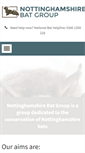 Mobile Screenshot of nottsbatgroup.org.uk
